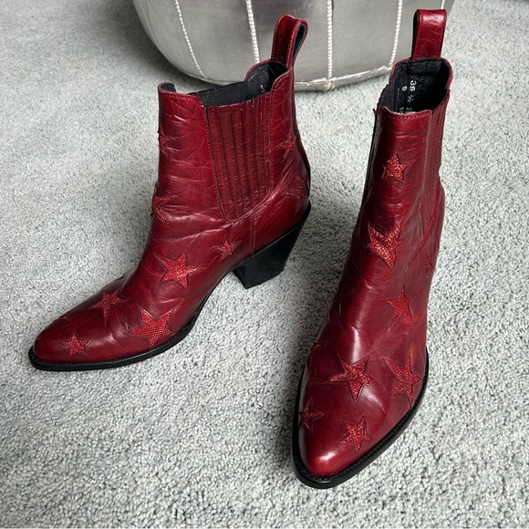 Old Gringo Red Star Ankle Boots - Picture 12 of 15